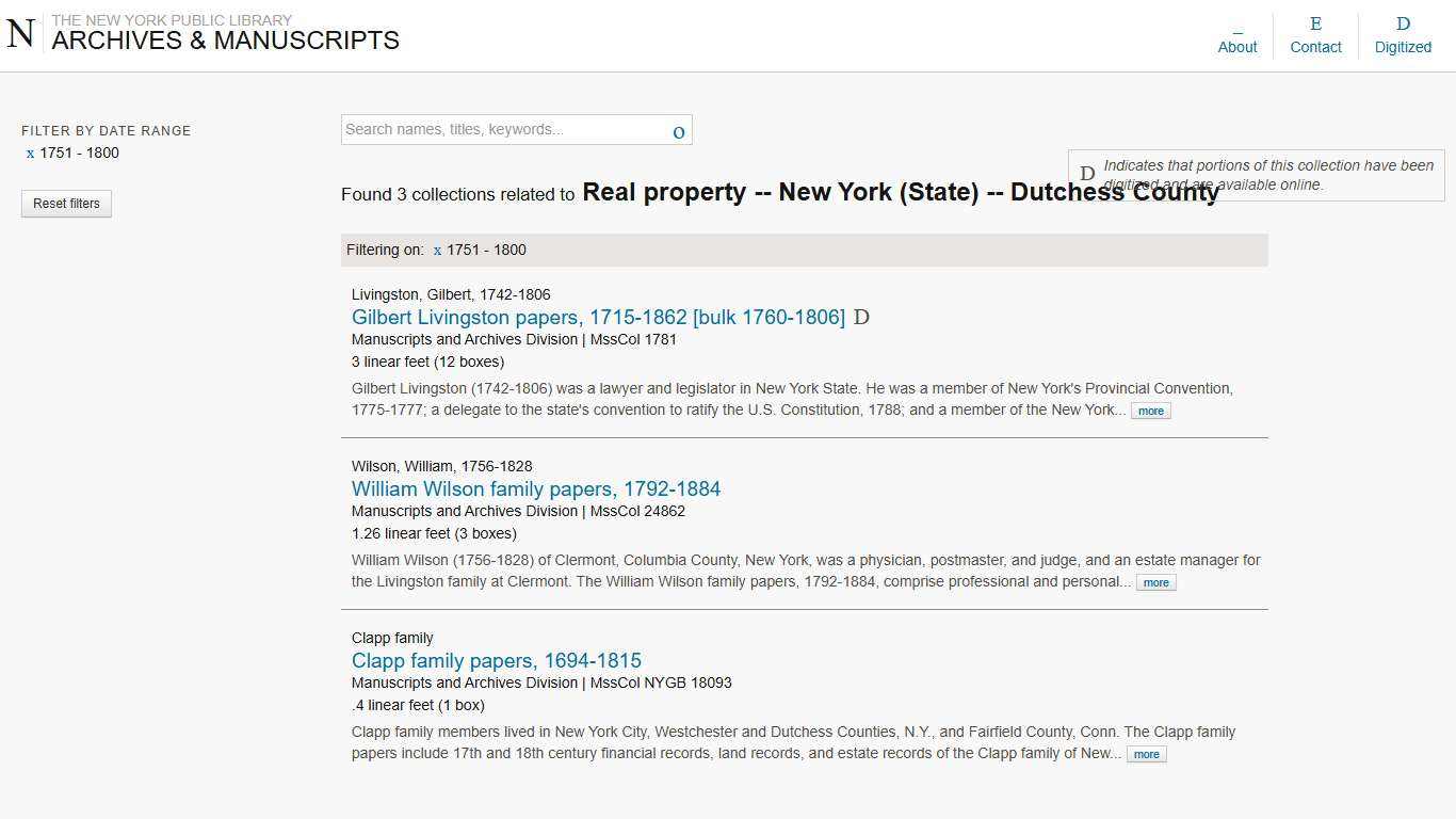 archives.nypl.org -- Search results